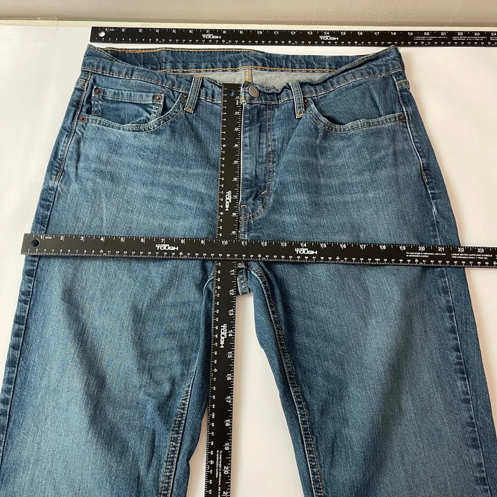 Levis 541 Jeans Mens 36x30 Blue Athletic Taper Denim Stretch Medium Wash Preppy